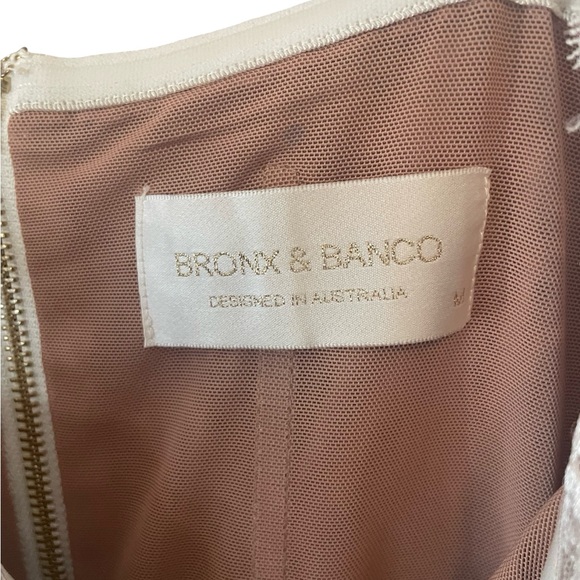 Bronx and Banco Tiffany Lace Midi Dress White Size M - Picture 7 of 15